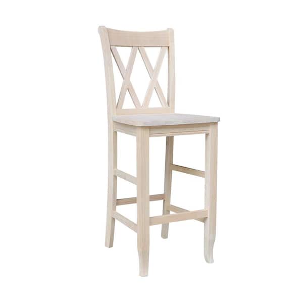 International Concepts 46 in. Double X-Back Stool