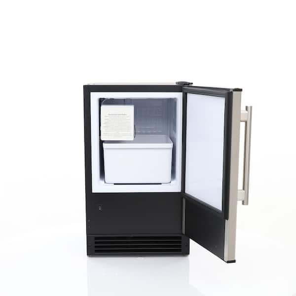 Maxx Ice Countertop or Built-in Ice Maker, in Stainless Steel MIMC15C