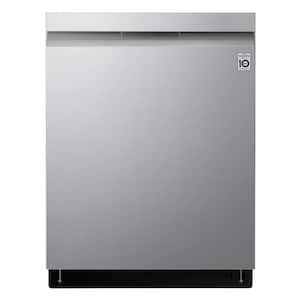 24 in. PrintProof Stainless Steel Top Control Built-In Smart Dishwasher with Stainless Steel Tub and QuadWash, 44 dBA