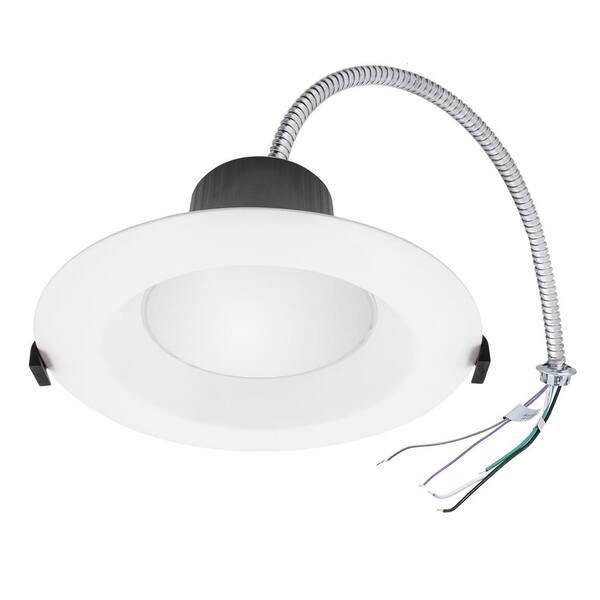 Maxxima 10 in. Recessed Commercial LED Downlight, Selectable Color