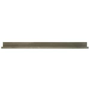 60 in. W x 4.5 in. D x 3.5 in. H Light Gray Driftwood Extended Size Picture Ledge