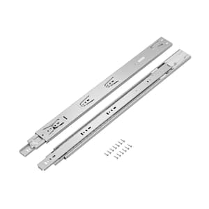 20 in. (500 mm) Stainless Steel Full Extension Side Mount Soft-Close Ball Bearing Drawer Slides, 1-Pair (2-Pieces)