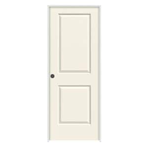 32 in. x 80 in. Cambridge Vanilla Painted Right-Hand Smooth Molded Composite Single Prehung Interior Door