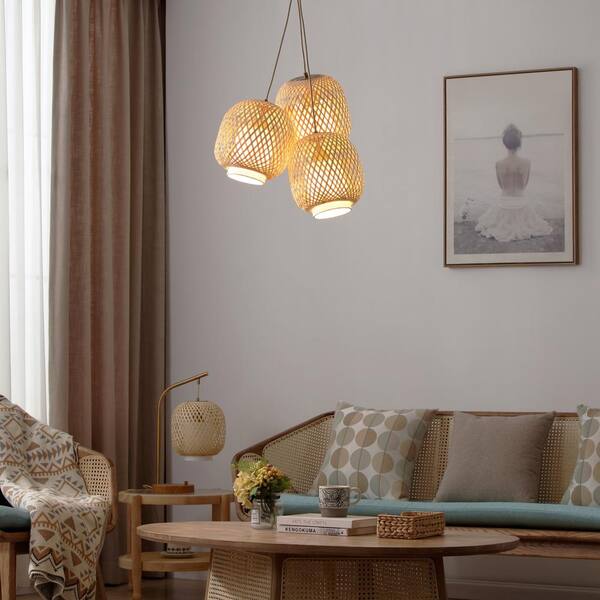 Vidalite FOS - 3-Light 60 Watt Bohemian Pendant Light with