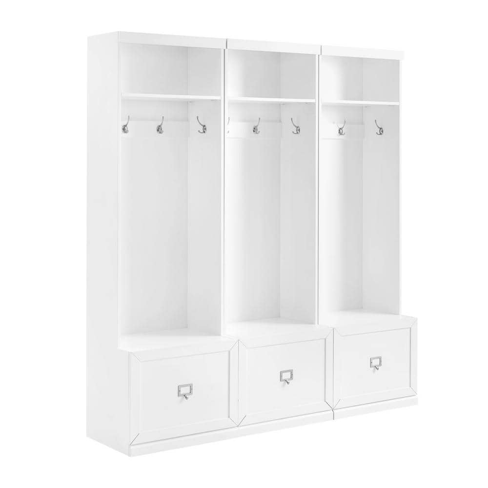 CROSLEY FURNITURE Harper 3-Piece White Entryway Set KF31008WH - The ...