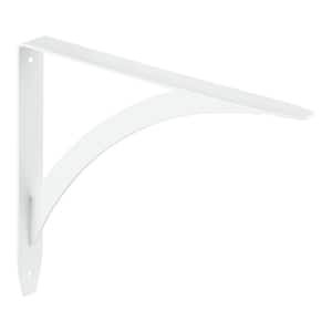 10 in. White Cove Arch Steel Bracket
