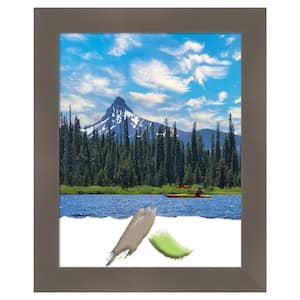 Edwin Clay Grey Wood Picture Frame Opening Size 11x14 in.