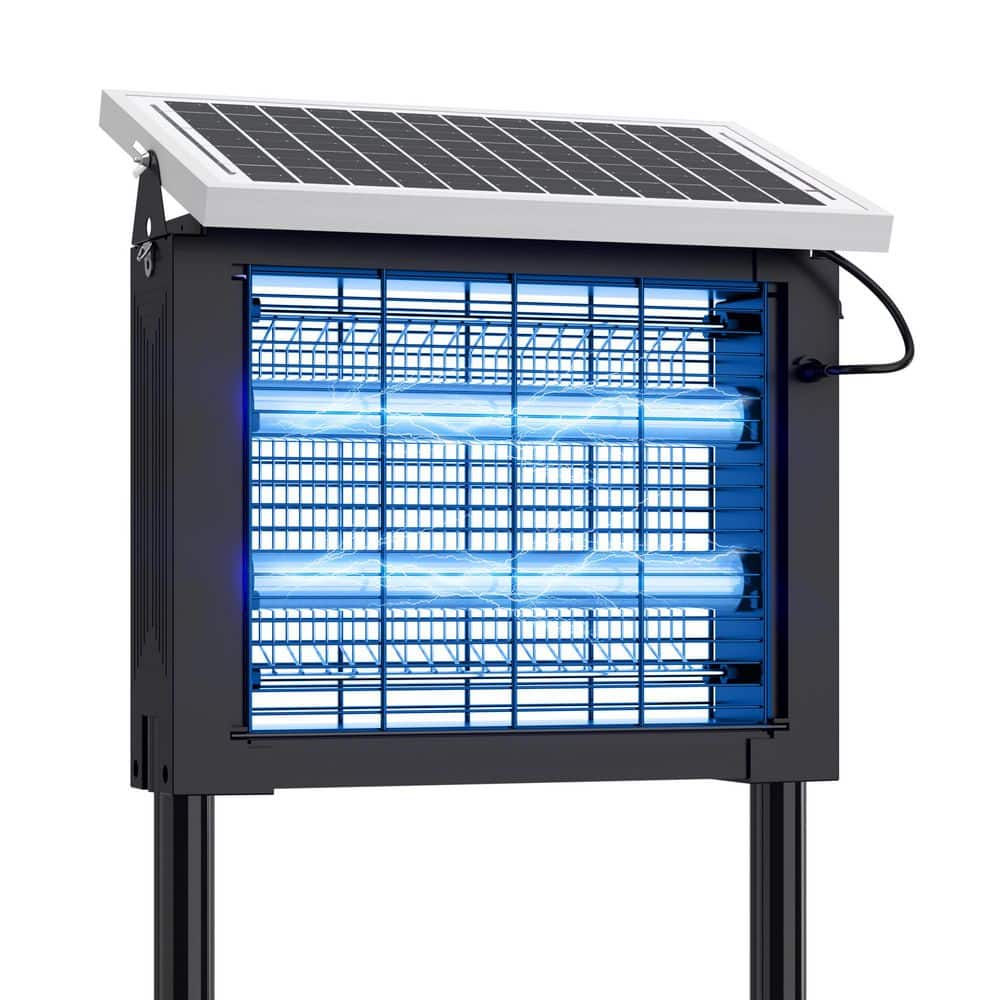 10-Watt Solar Bug Zapper Electric Outdoor Indoor Mosquito Killer Insect Pest Repellent w/ Hanging Chain and Ground Stake price history on PriceWatchPro