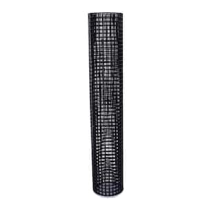 1/2 in. x 4 ft. x 50 ft. 17-Gauge Black Hardware Cloth Welded Cage Wire Chicken Fence Poultry Netting
