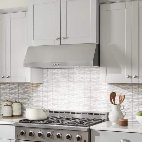 Sarela 36 in. W x 10 in. H 500CFM Convertible Under Cabinet Range Hood in Stainless Steel with LED Lights and Filter