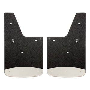 Front or Rear 12" x 20" Textured Rubber Mud Guards, Select Nissan Titan, XD