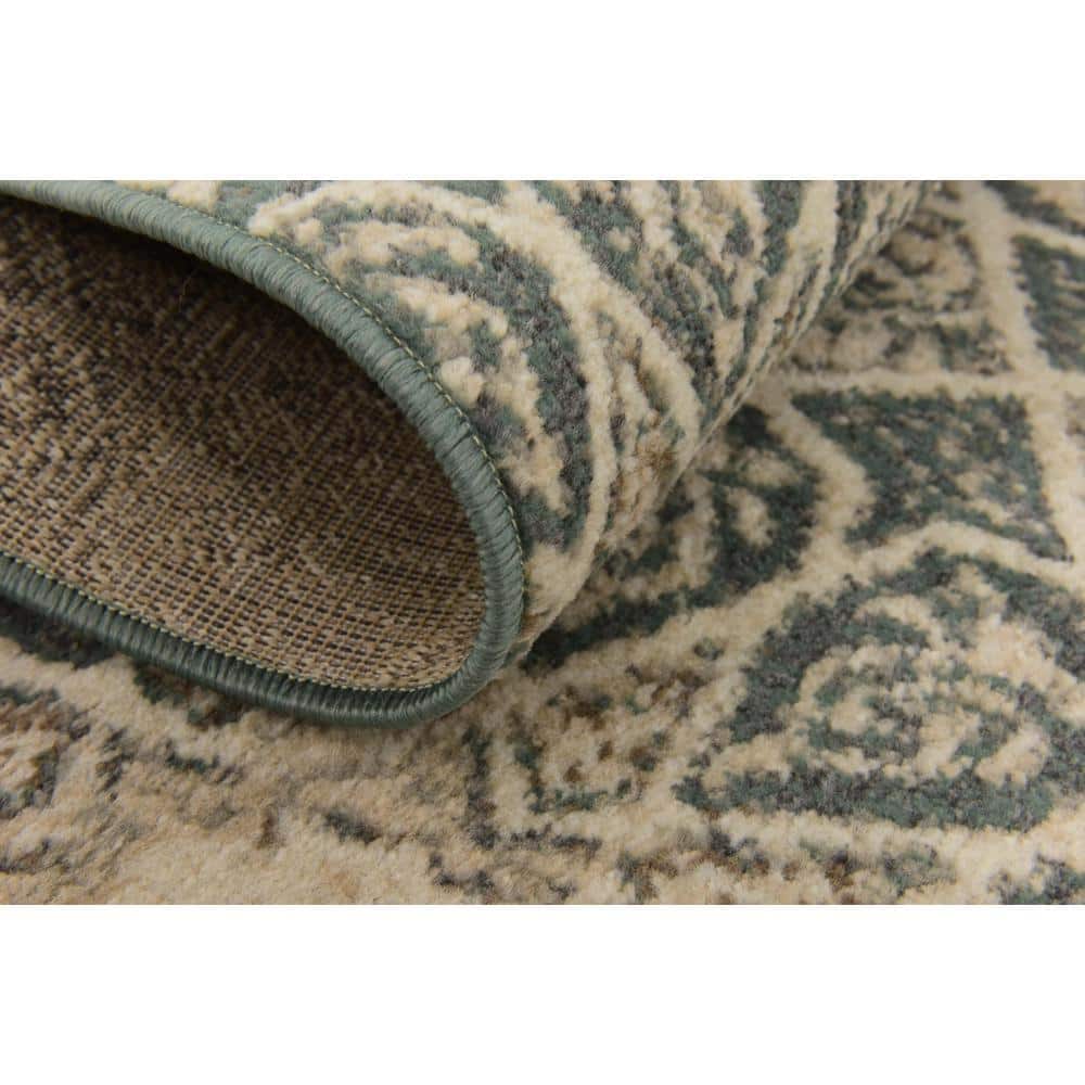 Tuareg Multi-Color Abstract Rectangular Synthetic Area Rug