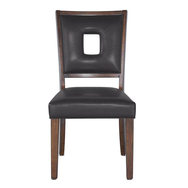 Steve Silver Toulon Contemporary DarK Brown Side Chair (Set of 2)