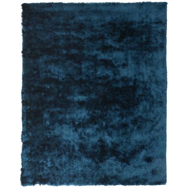 Weave & Wander Freya Teal 5 ft. x 8 ft. Shag Area Rug
