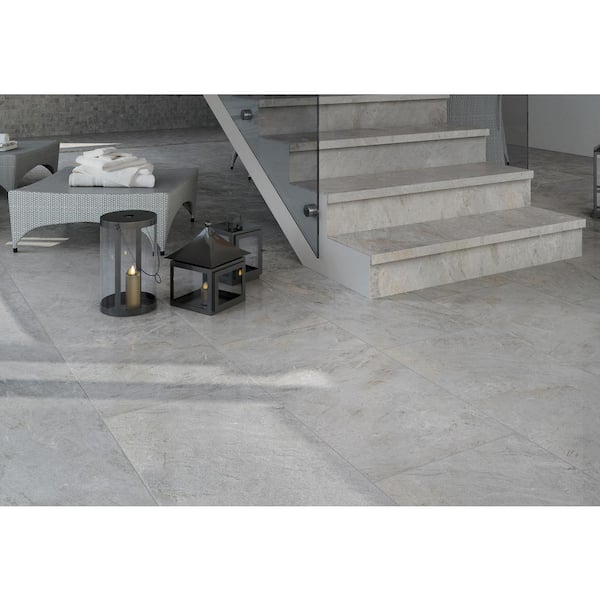 Milestone Moon Matte 11.81 in. x 23.62 in. Porcelain Floor and Wall Tile (11.628 sq. ft. / case)