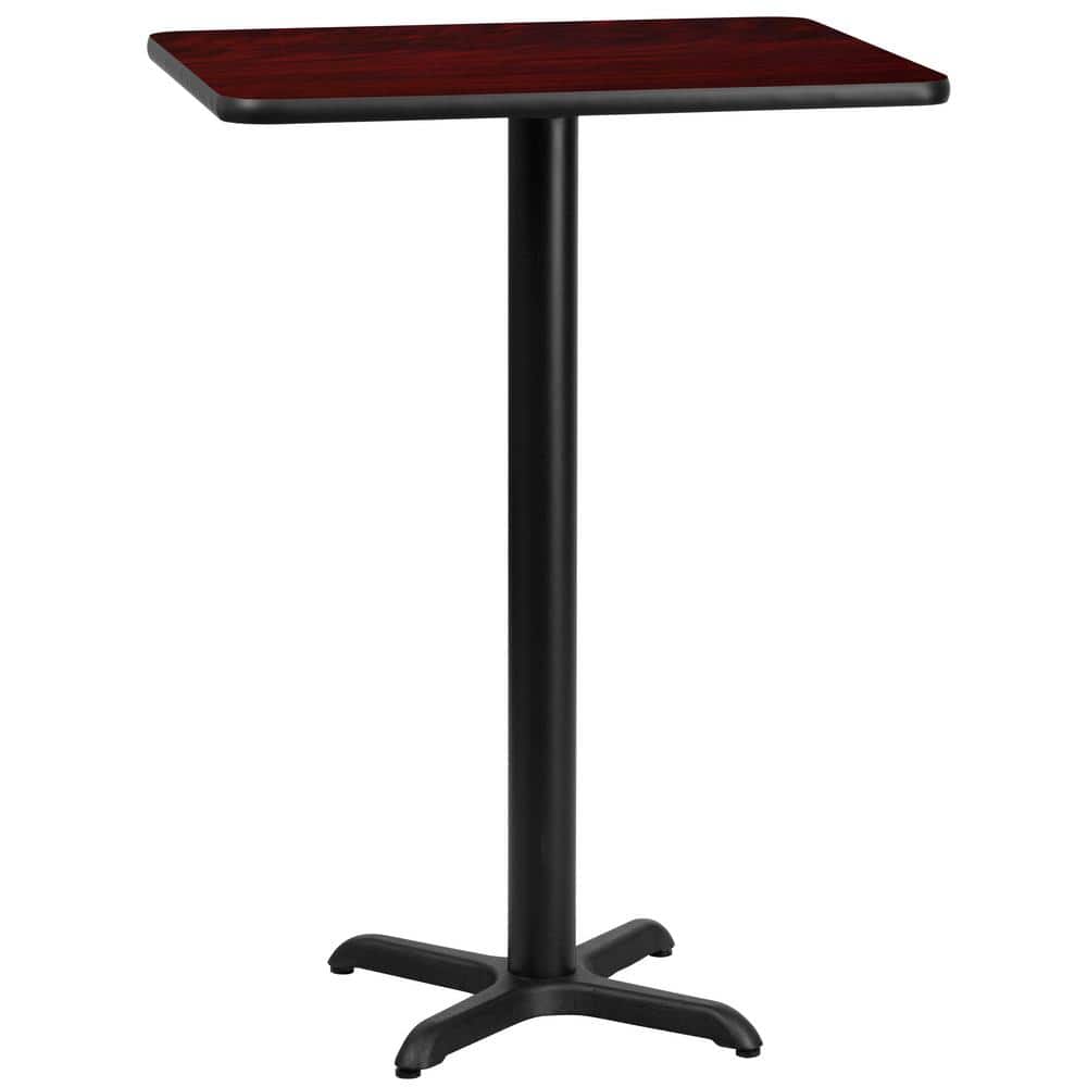 24 in. Wood Designs 3044HPL24 Rectangle High Pressure Laminate Table with Hardwood Legs 