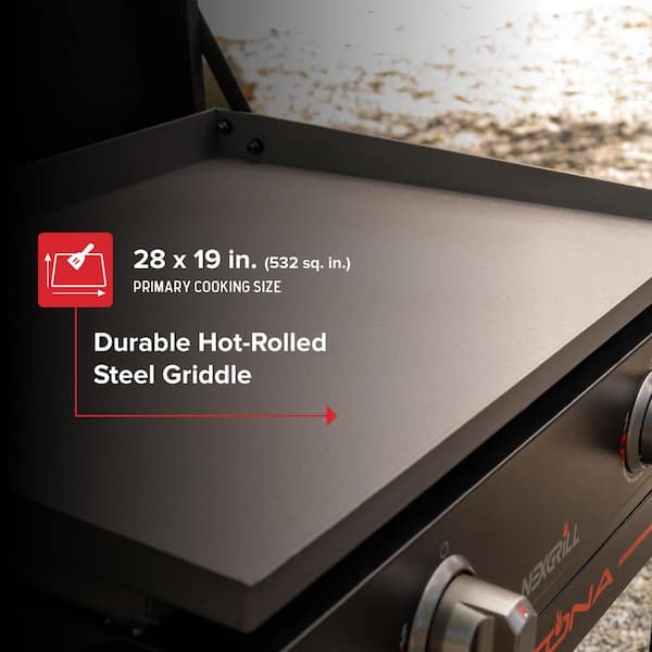 Nexgrill Daytona 2-Burner Propane Gas Grill 28 in. Flat Top