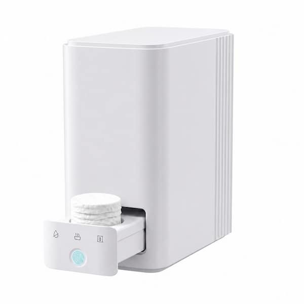 Matte Black Automatic Hot Towel Dispenser, 5-Second Instant Heating Facial Towel Warmer to 131 deg. F with 20 Unit