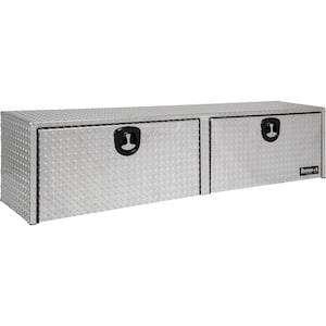 88 Diamond Plate Aluminum Full Size Top Mount Truck Tool Box