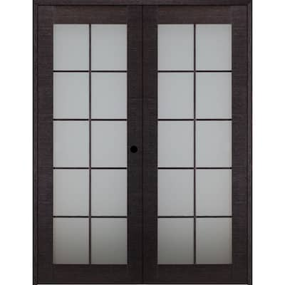 Interior 10-Lite Single Pane Clear Glass Primed French Door — Lux