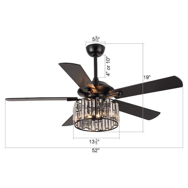 5 Blade Ceiling Fan 4 Light | Shelly Lighting