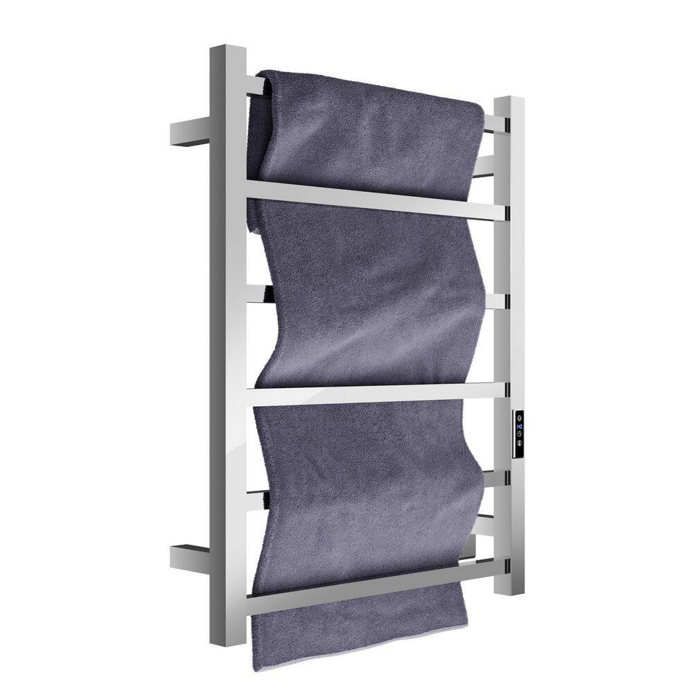 Charles Series Polished Chrome Stainless Steel Wall Mounted Towel Warmer