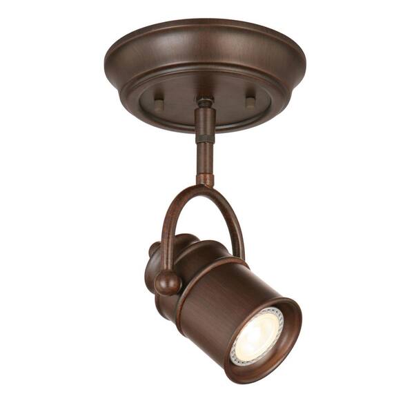 Sheridan 5-Watt 1-Light in Oil Rubbed Bronze Integrated LED Flushmount Directional Lighting