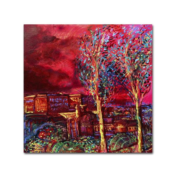 Trademark Fine Art 35 in. x 35 in. "Pompeii Afternoon" by Lowell S.V. Devin Printed Canvas Wall Art