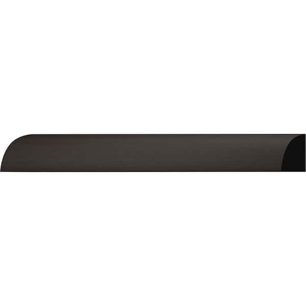 5111 5/8 in. x 5/8 in. x 8 ft. PVC Composite Espresso Quarter Round Molding