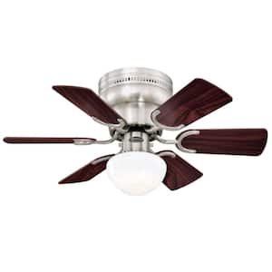 Triplicity 30 in. Indoor LED Matte Black Ceiling Fan with Light DB30TMB ...