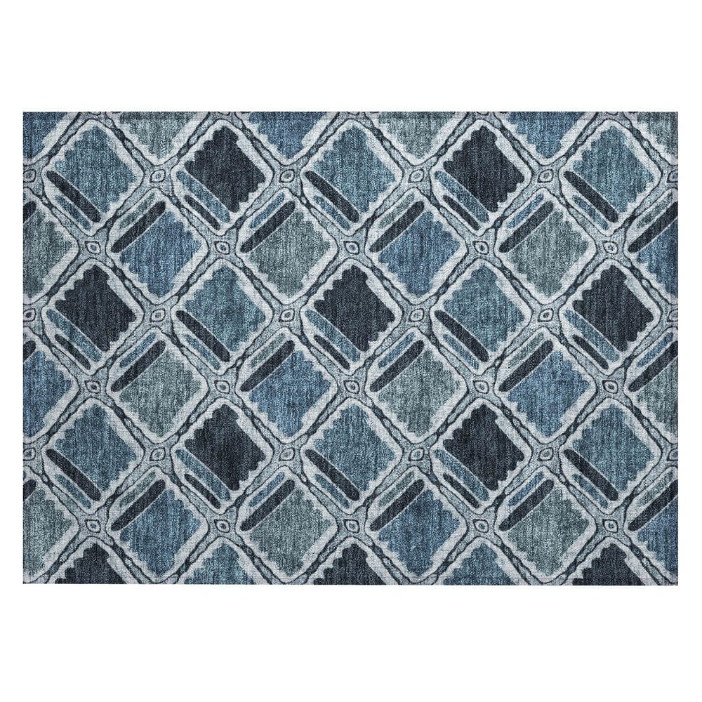 Chantille Machine Washable Indoor/Outdoor Abstract ACN2799 Blue 2 ft. x 3 ft. Accent Rug price history on PriceWatchPro