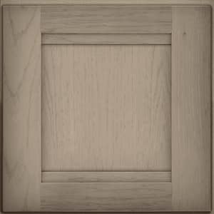 14-5/8 in. x 14-5/8 in. Cabinet Door Sample in Translucent Monument Grey