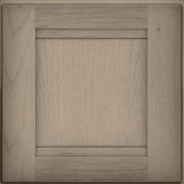 KraftMaid 14-5/8 in. x 14-5/8 in. Cabinet Door Sample in Translucent Monument Grey