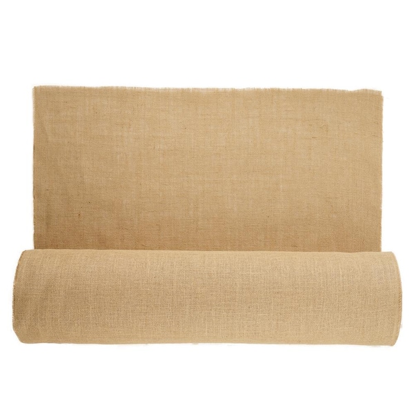 Burlap Rolls, 36 in. x 150 ft. and 50 x 50 High Density Wide Natural Burlap Rolls Fiber Fabric Stake