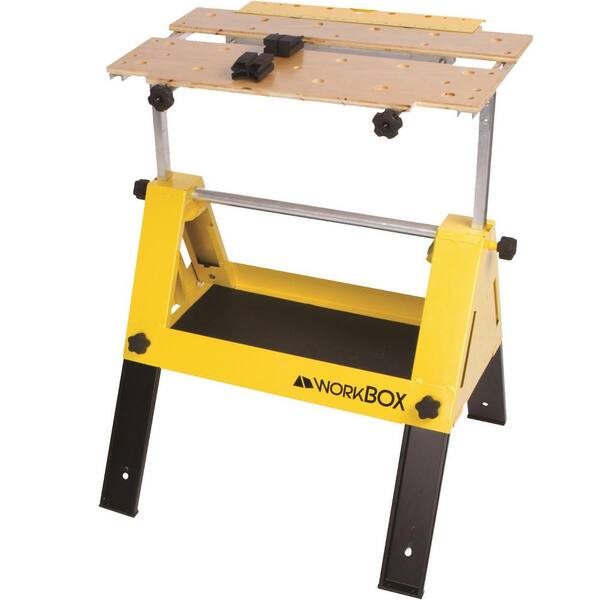 Unbranded 25.5 in. W x 14 in. D x 13.5 in. H Convertible Tool Box to a Work stand