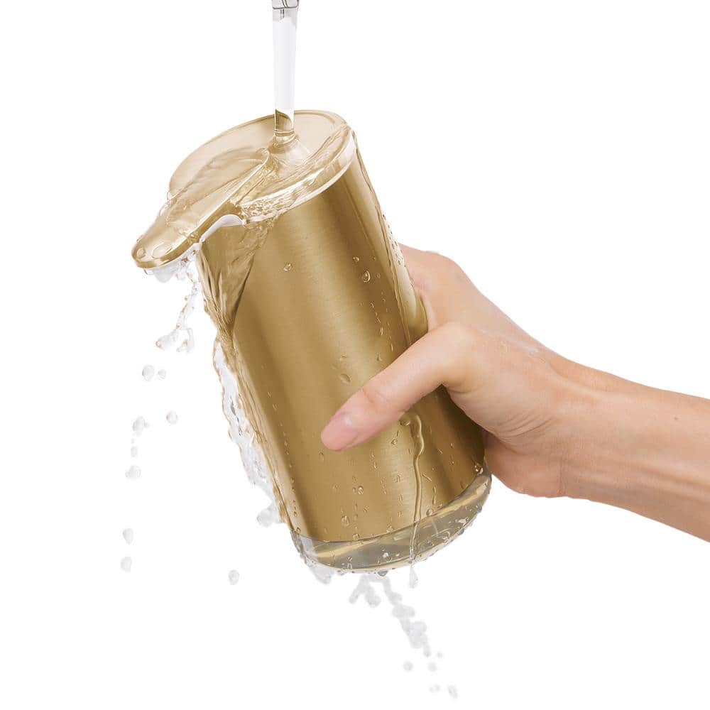 Brushed Brass Automatic Foaming Soap Dispenser, 10oz
