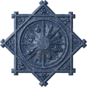 38-1/4 in. x 1-1/2 in. Antilles Urethane Ceiling Medallion (Fits Canopies up to 6 in.), Americana Crackle