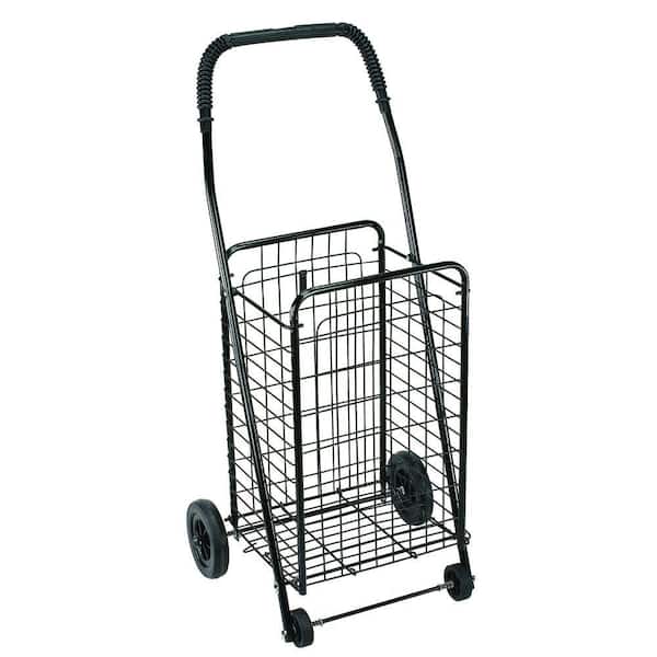 Collapsible Folding Rolling Smart Cart With Wheels For Groceries Shopping NEW 