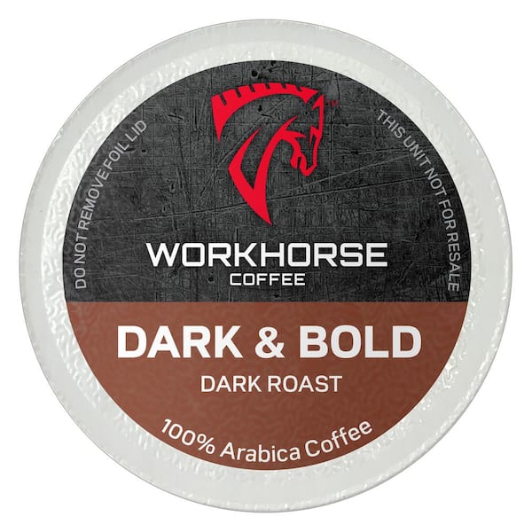 OXX Workhorse Coffee Dark and Bold Coffee Pods (72 Single Serve Cups per Box)