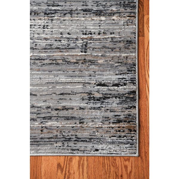 Austin Westway Grey 7 ft. 10 in. x 10 ft. 6 in. Area Rug