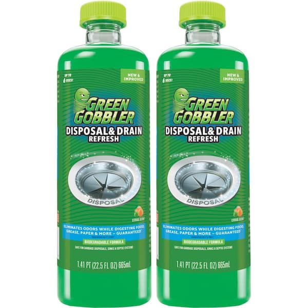 Green Gobbler 22.5 oz. Disposal and Drain Cleaner (2-Pack) G0018A - The ...