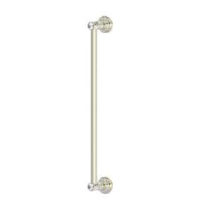 Carolina Crystal Collection 18 Inch Refrigerator Pull in Polished Nickel