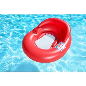 Red Water Pop Mesh Swimming Pool Float Lounge