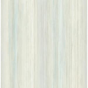Soft Stripe Beige and Green Paper Non-Pasted Strippable Wallpaper Roll (Cover 56.05 sq. ft.)
