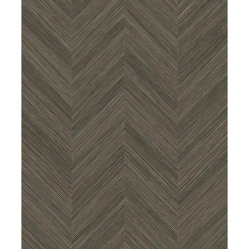 57.5 sq. ft. Coffee & Metallic Silver Strand Non-Woven Paper Unpasted Wallpaper Bolt price history on PriceWatchPro