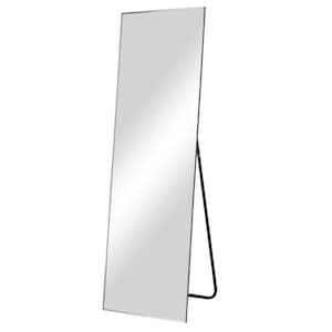 64 in. x 21 in. Modern Rectangle Metal Framed Full-length Floor Standing Mirror