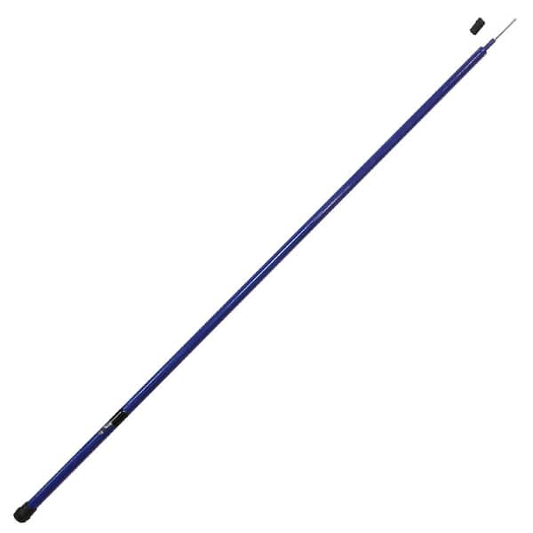 10 ft. Telescopic Flagpole-Retractable Fiberglass Outdoor Telescoping flag pole (Blue)