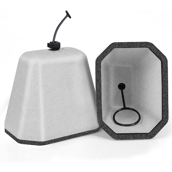 Outdoor Foam Faucet Covers for Freeze Protection, Reusable Insulated Spigot Hose Covers (2-Pack)