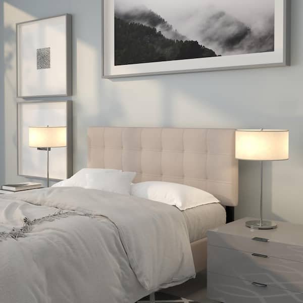 Full Beige Headboard