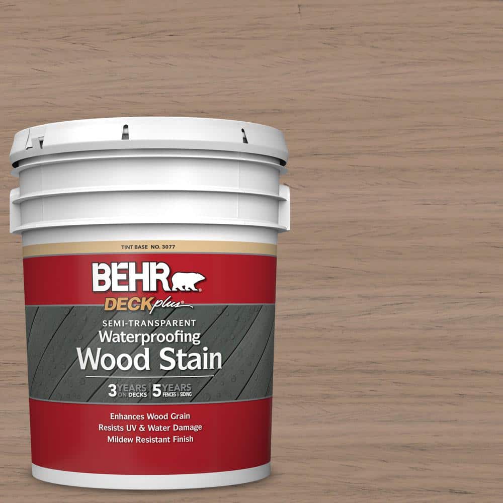 5 gal. #ST-160 Rose Beige Semi-Transparent Waterproofing Exterior Wood Stai